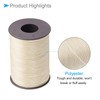CoCud Thin Waxed Thread, 175 Yards 0.45mmmm Dia, Polyester Wax-Coated