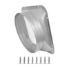 bociloy 8 Inch Duct Connector Flange, Metal Straight Pipe Flange