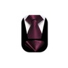 Hisdern Tie for Men, Wedding Tie with Pocket, Square, Classic,
