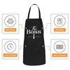 Britimes 2 Pack Aprons, The Boss The Real Boss Adjustable