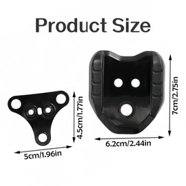 JMFahrrad Bike Cleats Replacement Compatible with SPD-System Bicycle Shoe Cleat Stabilizing Adapter SM SH41 3 Hole Sole Set