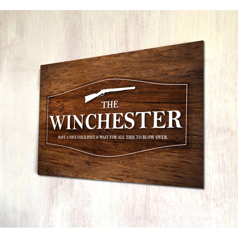 The Winchester pub sign - have a nice cold pint,