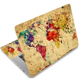 Mibbxea 15-15.6 Inch Laptop Skin Sticker, Reusable Vinyl Sticker Film Cover for 13 13.3 14 15.4 Inch Laptops & Netbooks, Decorative, Scratch-Resistant, Dustproof, Waterproof (003 Card)