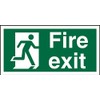 Seco Fire Exit - Man Running Right, Fire Exit Sign,
