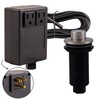 Westbrass RASB-2RB3-07 Sink Top Waste Disposal Air Switch and Dual