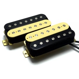 Dragonfire Seven String Humbuckers ~ Screamer Set or Individual Pickup Choice - Bridge Humbucker, Cream Black Zebra