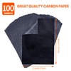 PSLER PSLER 100 Sheets Carbon Paper Sheets, Carbon Transfer Paper for DIY Woodworking, Canvas and Other Art Craft Surfaces(7.3 by 10 Inch)
