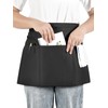Server Aprons,Waterproof Waitress Aprons bulk Heavy Duty Kitchen Aprons with