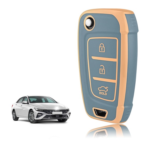 TOOMUME Key Case TPU Car Key Case Fits Hyundai i30