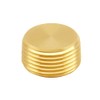 Uenede 4PCS Brass 3/8 Inch NPT Plug Inter Hex 3/8"