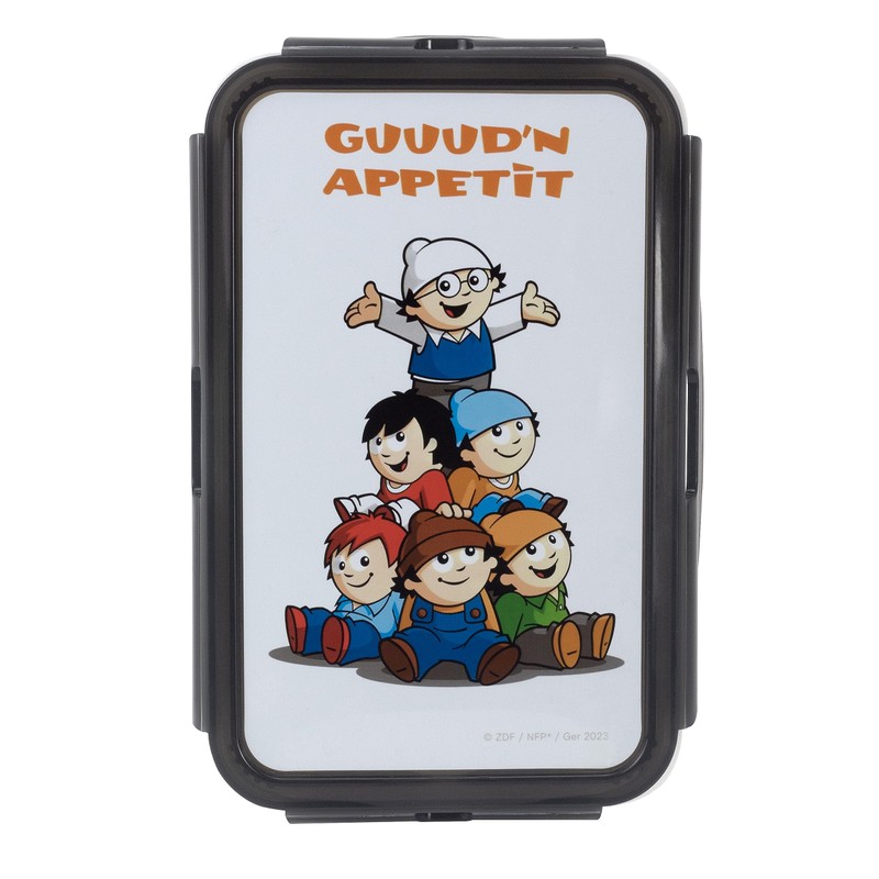 P:os Mainzelmännchen 34995 Lunch Box for Children with 2 Removable
