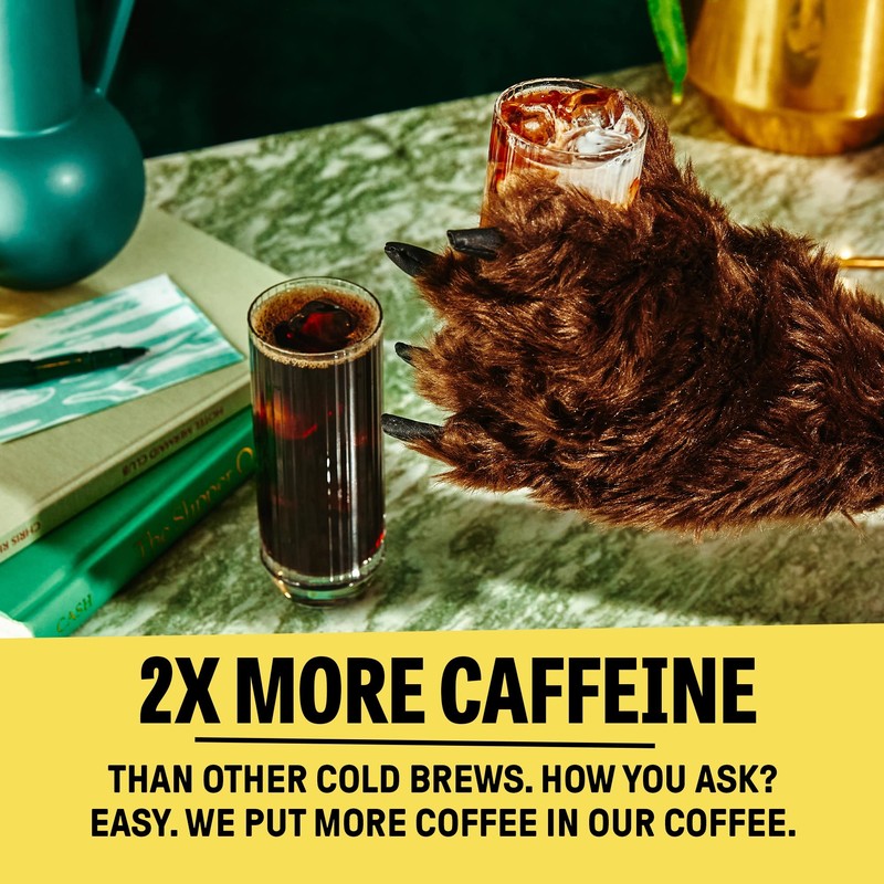 Wandering Bear Straight Black Organic Cold Brew Coffee On Tap,