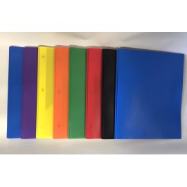 Office Depot Poly 2 Pocket Folders with Fasteners Set of 7 Assorted Colors Office Depot