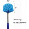 Nichcho 72 inch Reach Extend Handle Cobweb Duster Medium Stiff