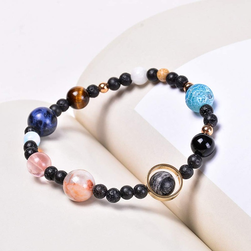 Solar System Bracelet the Eight Planets Guardian Star Earth Space