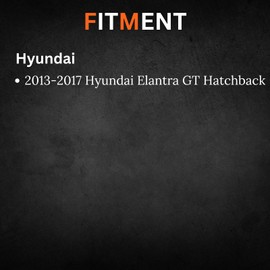 AUTO OCCASION Kofferraumdeckel-Schlossgriff mit Taste passend für Hyundai Elantra GT 2013-2017 | Ersatz für 81260-A5000 | Schwarz