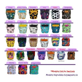 Pañales Ecológicos De Tela Ecopipo  Filtro De Bambú 15 Pack                                                                                           