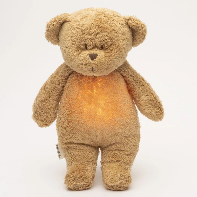 Moonie Organic Humming Plush, Seal (Sand)