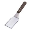 Chef Inox Stainless Steel Scraper Griddle with Wood Handle