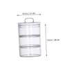 ULTECHNOVO 1Set Stackable Fresh Keeping Bowls for Salad and Grain