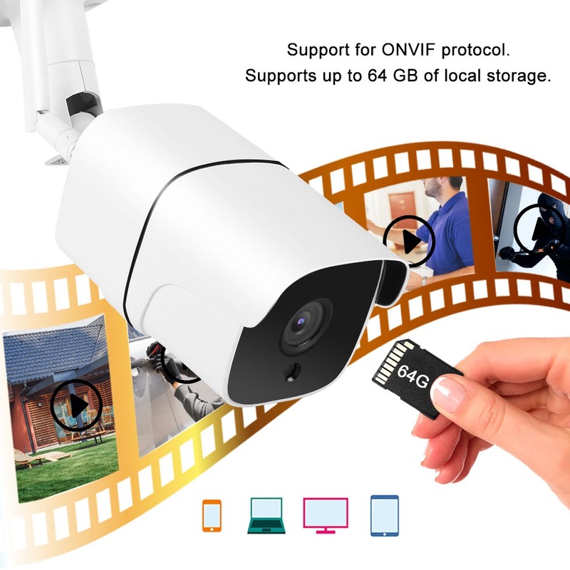 720P Outdoor Waterproof Wireless WiFi Camera Motion Detection Security Cam