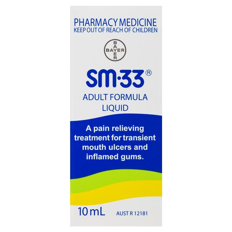 SM33 SM-33 Adult Formula Liquid 10mL