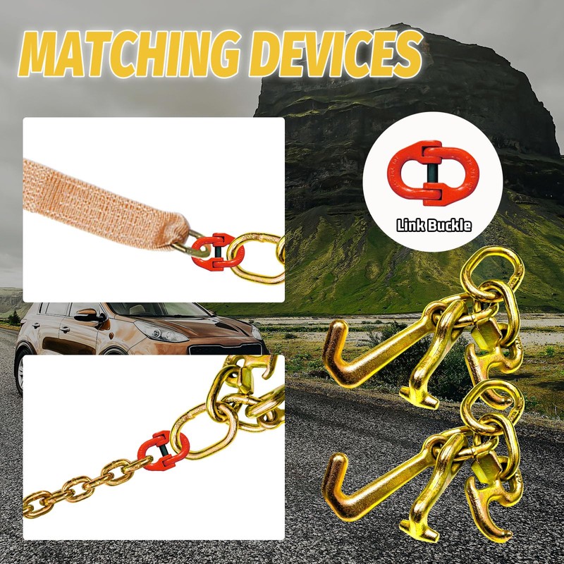 SENKEYFE RTJ Cluster Hooks 5400LBS, Towing Tie Down Cluster Hook