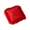 Genuine Mongolian Sheepskin Cushion Pillowcase 40x40cm (big variety of colours)