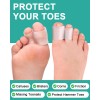 Uwbettry 16 Pack Silicone Toe Sleeves Gel Corn Protectors Cushions
