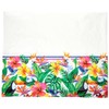 Unique Palm Tropical Luau Plastic Rectangular Table Cover - 54"