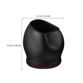 Veemoon 10pcs Office Chair Caster Stopper Cup Chair Wheel Protector Covers Rolling Furniture Feet Caster Cups Hardwood Floors Protectors Pads Stool Non-Slip Caps for Home Office, TPE, Black