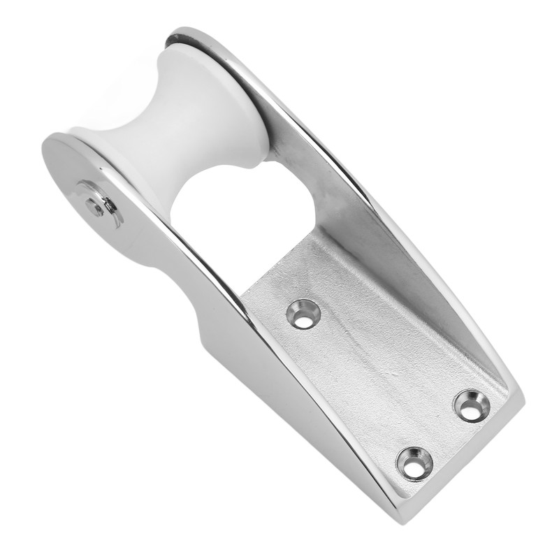 Boat Bow Anchor Roller Bracket Nylon Pulleys Anti Slip Rubber