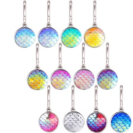 12 pcs Bling Zipper Pull Charms, Zipper Pulls Replacement, Zipper Tab Mend Fixer Handle Extension for Luggage, Backpacks, Jackets, Purses, Handbags