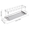 Chicken Leg Grill Rack with Drip Pan Stainless Steel Roaster