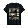 Animal Groups Unveiled - Educational Wildlife Design T-Shirt