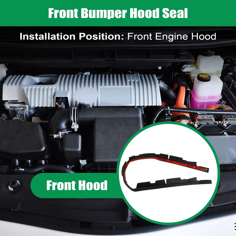 FZJDSD Front Bumper Front Hood Rubber Seal Compatible with Toyota