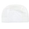ASHBERRY Kids Name Swim Cap (Mesh Material) L Shiro, white