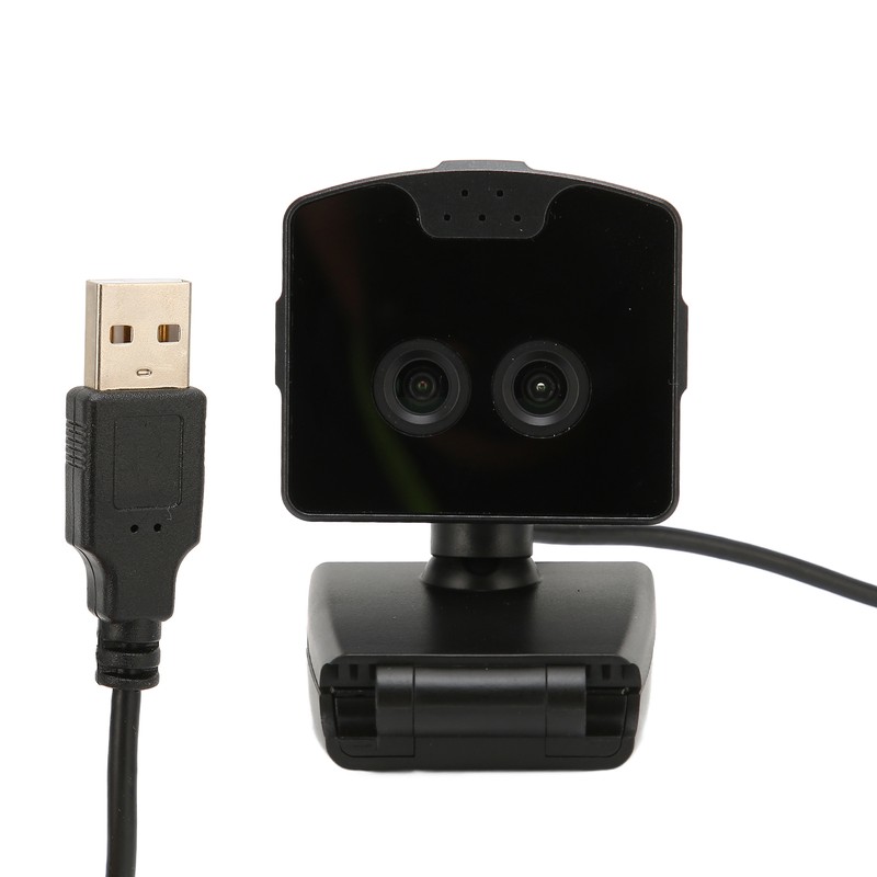 Binocular Webcam 2MP 1080P HD Wide Angles Front Conference Webcam