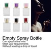 Sonew 6Pcs Glass Refillable Spray Bottle, Empty Perfume Bottle Atomize