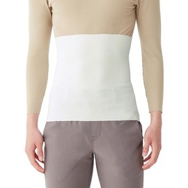 Gunze Haramaki Abdominal Band Zero Seam, white (off-white)