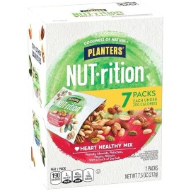 Planters NUTrition Heart Healthy Nut Mix 7.5oz Bags - Pack of 7