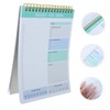 TEHAUX Memo Pad Planner Daily Schedule Notepad Tear-off Pages Work