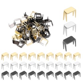 60 Pcs Zipper Stoppers Zippers Repair Kits Top Bottom Stops for Bags Coats Jackets Zippers Rescue Repair(Silver Gold Iron Gray)