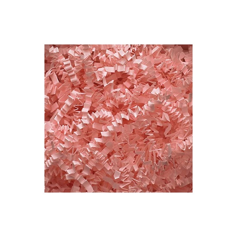 Box.it.pack.it Shredded Crinkle Zigzag Kraft Paper, Light Pink, 500g, CC_LIGHTPINK_500