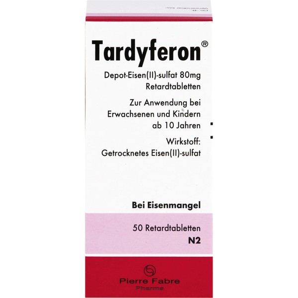 EMRAmed Tardyferon Depot-Eisen(II)-sulfat 80 mg Emra Retardtabletten, 50 St. Tabletten