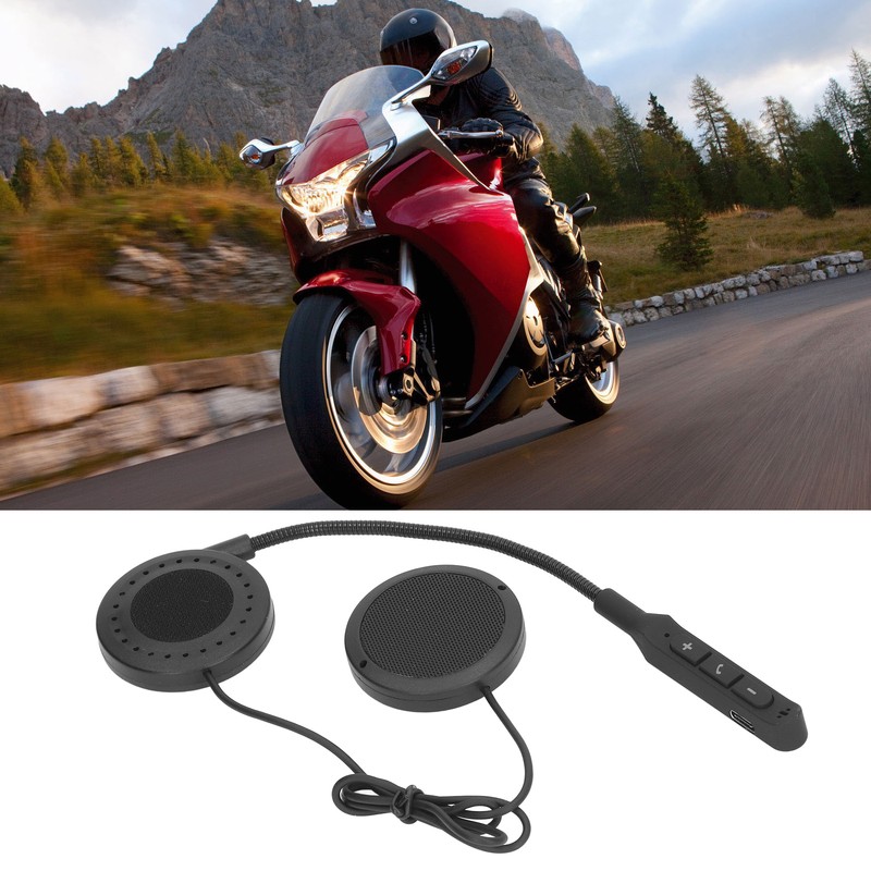 Motorcycle Helmet Bluetooth Headset Waterproof Handfree Music Call Control Bluetooth