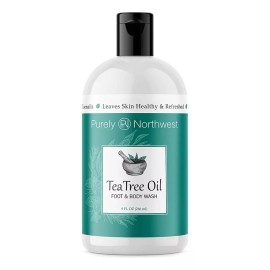 Purely Northwest Jabon Corporal De Arbol De Té Antiséptico Elimina Hongo Olor