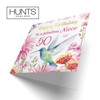 Hunts England - 50th Niece Hummingbird Birthday Card - With