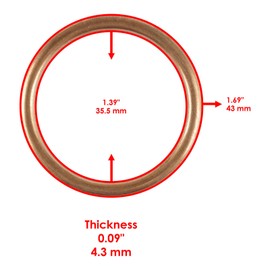 Replacement Powersports Parts – High-Performance Components for Exhaust Gasket For Honda TRX300 Fourtrax 300 2X4 1988 1989 1990 1996-1999 Model-NK02-27