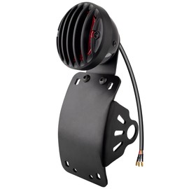 Luces traseras para Motocicleta, Estilo Chopper, Montaje Lateral, luz Trasera, luz de Freno, luz de matrícula, Compatible con Harley Bobber, Cafe Racer, Cruiser, Honda Shadow, Yamaha Suzu